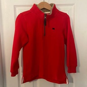 Carter's 4T Half Zip Pullover:Red